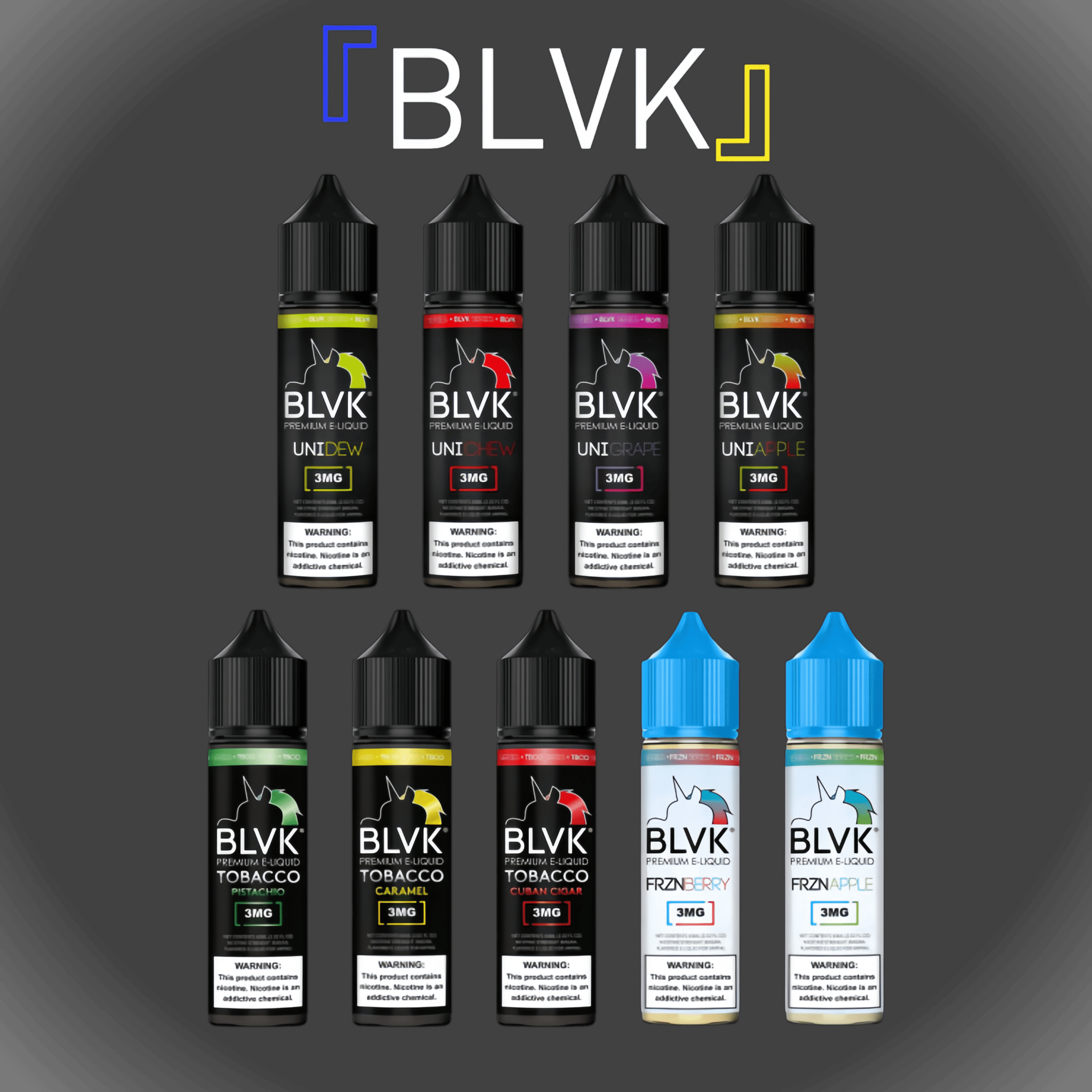 BLVK UNICORN 大煙油|美國進口獨角獸系列|3MG順滑口感
